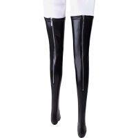 KRYCÍ SILNÉ EROTICKÉ PUNČOCHY S WET SKIN EFEKTEM NA ZIP vel. L - 79060575 - 2