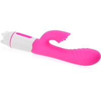 ELASTICKÝ VIBRÁTOR S JAZÝČKY STIMULUJÍCÍMI KLITORIS - 36 FUNKCÍ + 2 SYSTÉMY  RŮŽOVÁ BARVA - 74531287 - 2