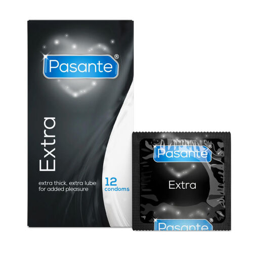 Pasante Extra silné kondomy s přídavným lubrikantem 12 ks - 74836612