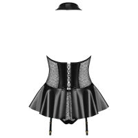 Obsessive latexový korzet a kalhotky 859-COR-1 - 79874283 - 5