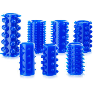 SADA 7 STIMULAČNÍCH NÁVLEKŮ S VÝSTUPKY NA PENIS – 78549197