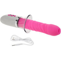 SACÍ POSUVNÝ VIBRÁTOR S JAZÝČKEM - 6 FUNKCÍ VIBRACÍ + 5 FUNKCÍ SÁNÍ  - 77832431 - 2