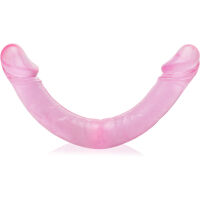 GELOVÉ DILDO SE DVĚMA KONCOVKAMI PENIS PRO PÁRY - 78423200 - 2