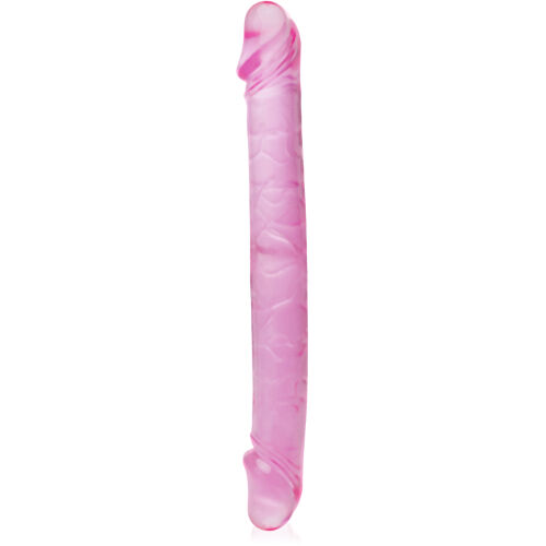 GELOVÉ DILDO SE DVĚMA KONCOVKAMI PENIS PRO PÁRY - 78423200