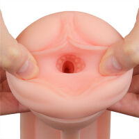 Měkká realistická pochva v plechovce Blond Ale masturbátor - 73561564 - 4