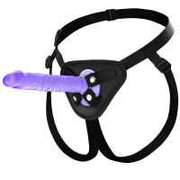 STRAP-ON ANÁLNÍ VAGINÁLNÍ GELOVÉ DILDO 13cm UMĚLÝ PENIS PRO PÁRY - 76660587 - 7