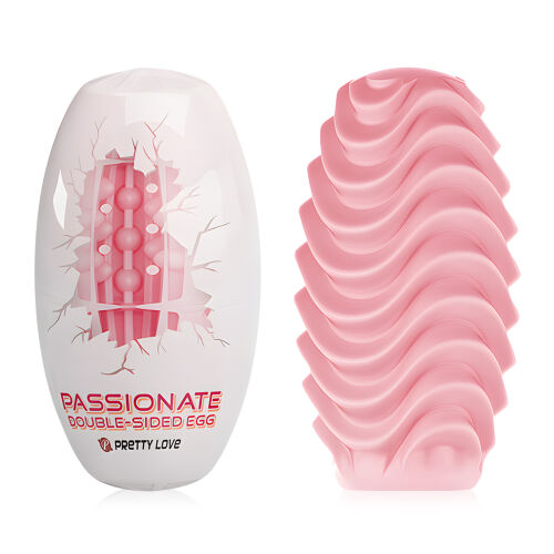 Růžový diskrétní pánský masturbátor vajíčko umělá vagina - 72645184