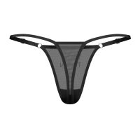 Obsessive Violami průhledná tanga s nápisem 