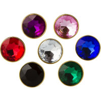 ZLATÝ ANÁLNÍ KOLÍK Z NEREZOVÉ OCELI S KŘIŠŤÁLEM WDK 8856 - 3