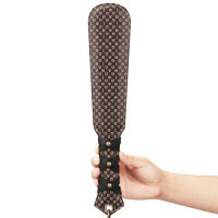 Rebellion solidní kožená plácačka BDSM s raženým vzorem 20 cm - 79032451 - 8