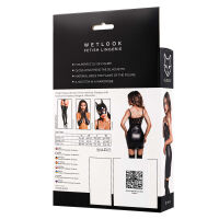 Glossy Nelly Wetlook černé šaty s krajkou - 79915299 - 2