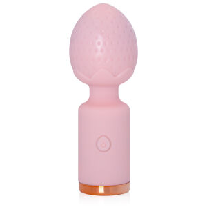 Mini masér vibrátor jahoda pro ženy 10 programů - 73167401