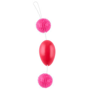 Stimulační řetízek trojité gejša kuličky s závažím - 72011727