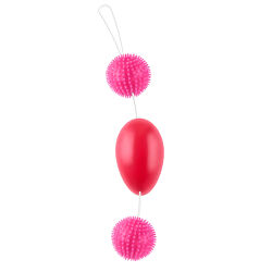 Stimulační řetízek trojité gejša kuličky s závažím - 72011727