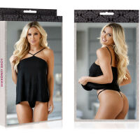 KOŠILKA S TENKÝMI RAMÍNKY BABYDOLL SEXY ŠATIČKY KOMBINÉ - 78770287 - 3