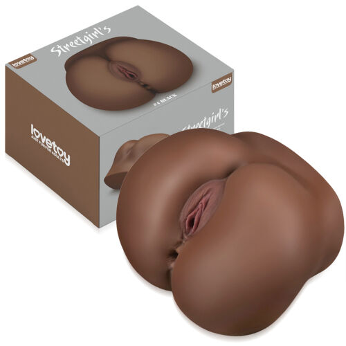 Realistický hnědý mužský masturbátor umělá vagína a anus - 79521164