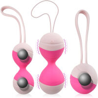 VENUŠINY KULIČKY K PROCVIČOVÁNÍ SVALŮ PÁNEVNÍHO DNA A K EROTICKÉ MASÁŽI SADA RŮŽOVÁ BARVA- 73290638 - 4