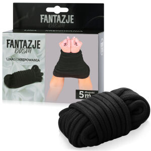 Odolné lano na BDSM spoutání 100% bavlna 5m - 77077818