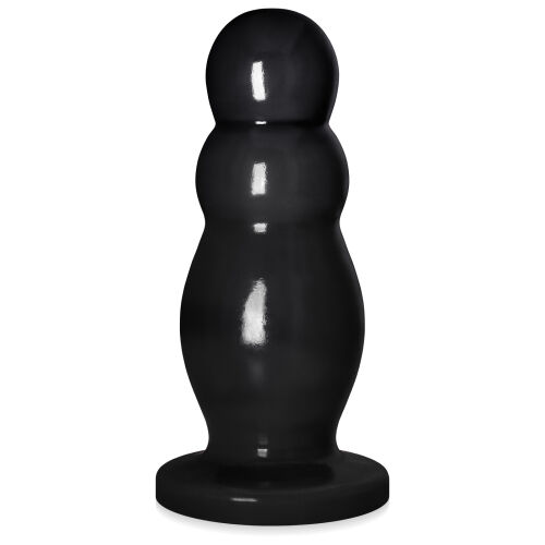 Tloušťka gelový anální kolík černé dildo max 6 cm průměru - 79857366