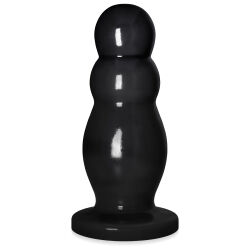 Tloušťka gelový anální kolík černé dildo max 6 cm průměru - 79857366
