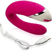 SILIKONOVÝ VIBRÁTOR PRO DVOJICE - SEXUÁLNÍ EXPLOZE   -18100125 - 2