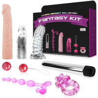 FANTASY KIT 7 PRVKŮ - SADA EROTICKÝCH POMŮCEK PRO PÁRY - 79819678 - 10