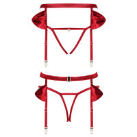 Obsessive pás do podvazků a otevřené stringy 2v1 Rubinesa - 75161668 - 4