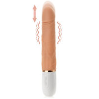 POSUVNÝ VIBRÁTOR 36 VARIANT STIMULACE REALISTICKÝ PENIS S POHYBEM NAHORU-DOLŮ  - 74838773 - 3