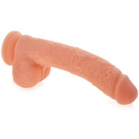 VELKÉ ŽILNATÉ DILDO 24 cm REALISTICKÝ PENIS NA SILNÉ PŘÍSAVCE  - 78657966 - 2