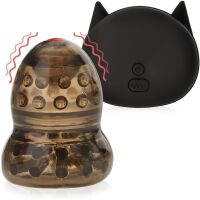 GELOVÝ DÁLKOVĚ OVLÁDANÝ MASTURBÁTOR STIMULUJÍCÍ NÁVLEK NA ŽALUD 10 FUNKCÍ - 73479098 - 5