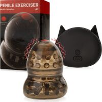 GELOVÝ DÁLKOVĚ OVLÁDANÝ MASTURBÁTOR STIMULUJÍCÍ NÁVLEK NA ŽALUD 10 FUNKCÍ - 73479098 - 6