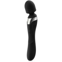 DVOUSTRANNÝ VIBRÁTOR INTIMNÍ MASAŽÉR SAMOSTATNÉ SYSTÉMY INTENZIVNÍ VIBRACE ČERNÁ BARVA– 77444936 - 3