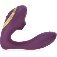 SAMONOSNÝ VIBRÁTOR PENETRÁTOR ŠTĚRBINKY S FUNKCÍ SÁNÍ INTENZIVNÍ MASTURBÁTOR PRO NI FIALOVÁ BARVA - 79471312 - 4