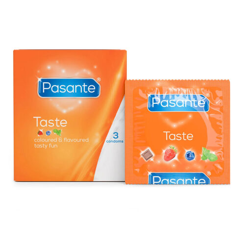 Pasante Taste ochucené kondomy 3 ks - 72385775
