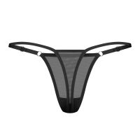 Obsessive Violami průhledné tanga s nápisem 