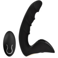 2v1 SAMONOSNÝ VIBRÁTOR PRO ŽENY MASAŽÉR PROSTATY PROMUŽE - 10 SEX FUNKCÍ + OVLADAČ  - 79220693 - 3