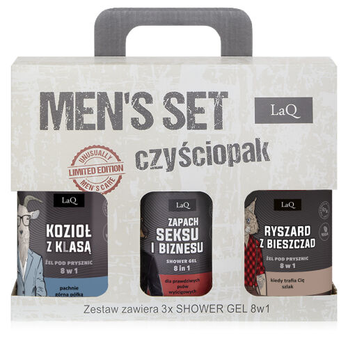 Sada pro opravdové muže - 3x sprchový gel 500 ml - 77255027