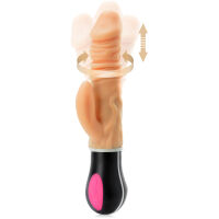 NAHŘÍVANÉ DILDO, ROTAČNĚ-POSUVNÝ VIBRÁTOR SE STIMULÁTOREM KLITORISU  - 70484027 - 5