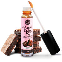 Vibrant Kiss Brownie příchuťový lesk na rty vibrátor v tekutině - 72441174 - 3