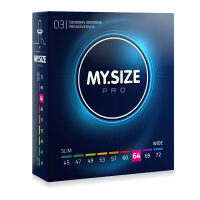 Prezervativy 64 mm Joy Division My Size PRO 3 ks - 72853463 - 3