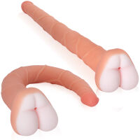 Realistický masturbátor s análním otvorem a penisem 41 cm - 73730385 - 3