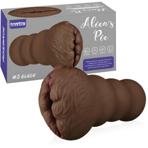 Alien's Pie hnědá umělá pochva masturbátor mužský - 70015234