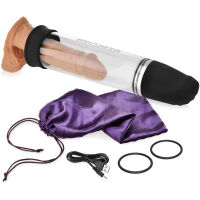 AUTOMATICKÁ SILNÁ PUMPA NA PENIS SADA KE ZVĚTŠENÍ ÚDU S EREKČNÍMI KROUŽKY  - 73075621 - 2