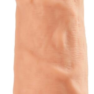 NÁVLEK Z UMĚLÉ KŮŽE CYBERSKIN - PRODLUŽUJE O 4 CM - PŘIROZENÉ PRODLOUŽENÍ PENISU  – 76112240