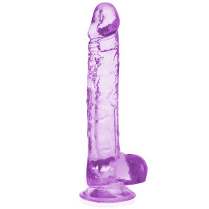 VELKÝ PENIS 29 cm NA SILNÉ PŘÍSAVCE REALISTICKÉ DILDO S VARLATY - 78226463