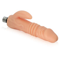 Ohebný penis s výstupkem pro sex stroj dvojité potěšení - 72470418 - 3