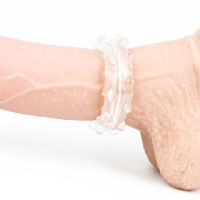 Sada průhledných erekčních kroužků 3x cock ring - 77592263 - 4