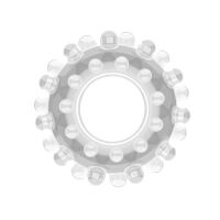 Sada průhledných erekčních kroužků 3x cock ring - 77592263 - 6