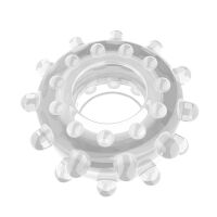 Sada průhledných erekčních kroužků 3x cock ring - 77592263 - 5