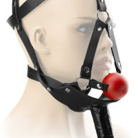 KLEC NA HLAVU S ROUBÍKEM A PENISEM K PENETRACI , BDSM – 80479668 - 2